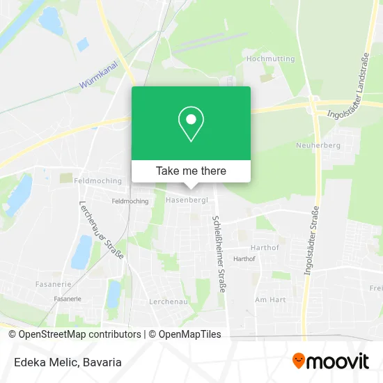 Edeka Melic map