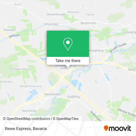 Rewe Express map