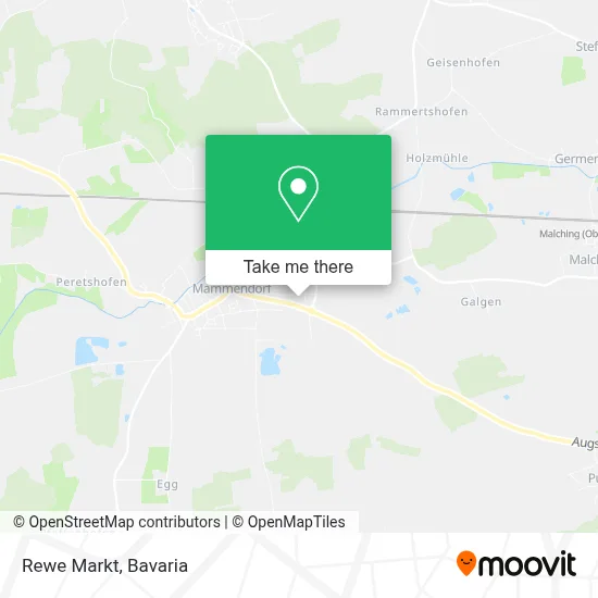 Rewe Markt map