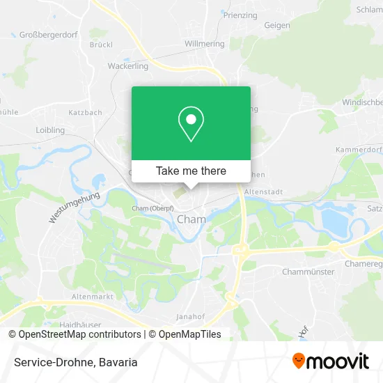 Service-Drohne map
