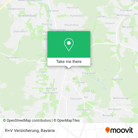 R+V Versicherung map