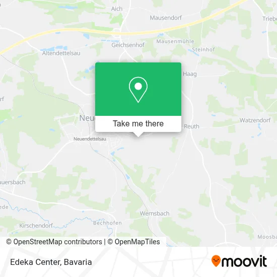 Edeka Center map