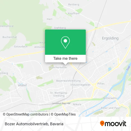 Bozer Automobilvertrieb map