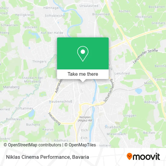 Niklas Cinema Performance map