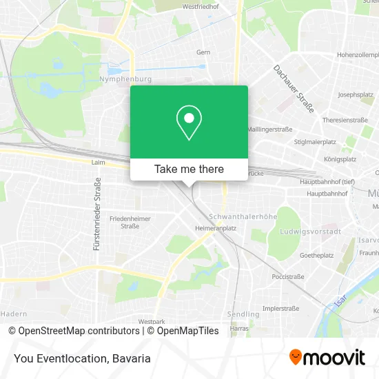 You Eventlocation map