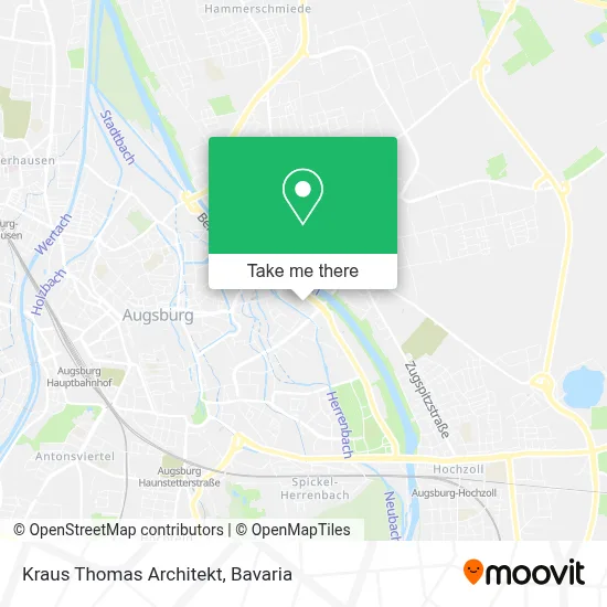 Kraus Thomas Architekt map