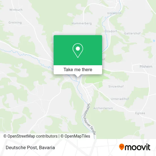 Deutsche Post map