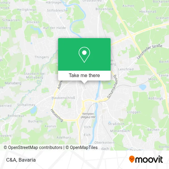 C&A map