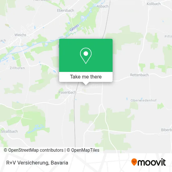 R+V Versicherung map