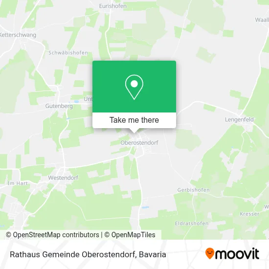 Rathaus Gemeinde Oberostendorf map