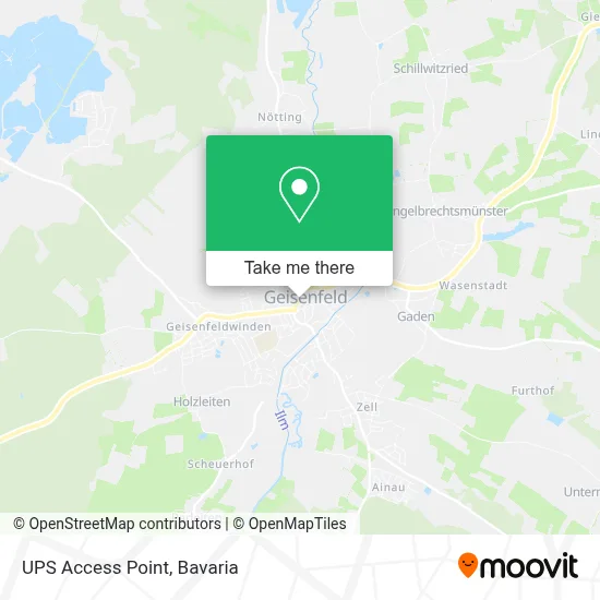 Ups Access Point map