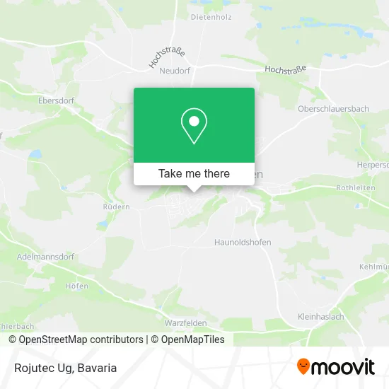 Rojutec Ug map
