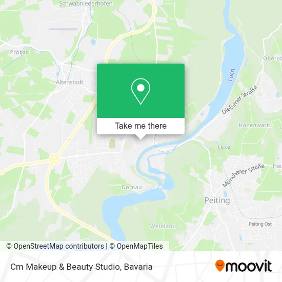 Cm Makeup & Beauty Studio map