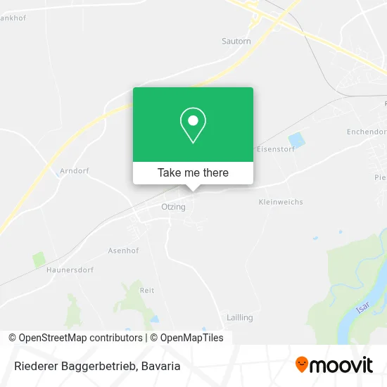 Riederer Baggerbetrieb map