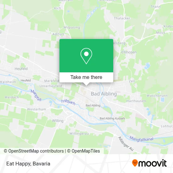 Eat Happy map