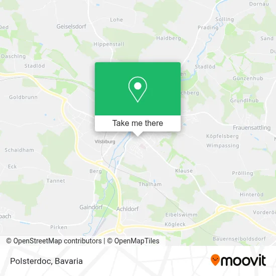 Polsterdoc map