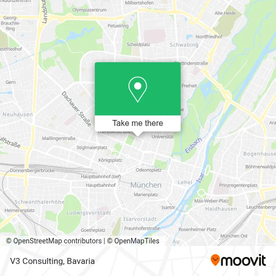 V3 Consulting map