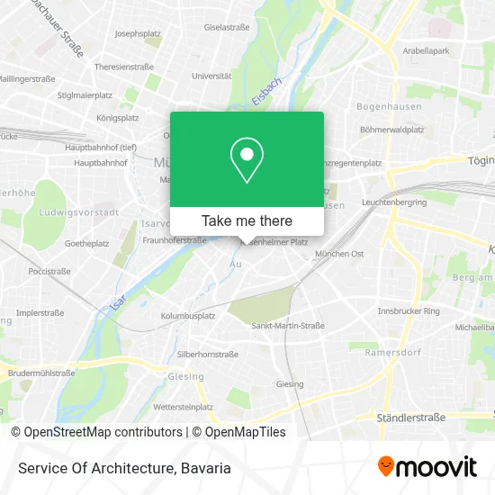 Service Of Architecture map