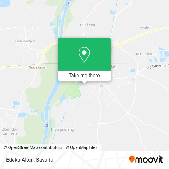 Edeka Altun map