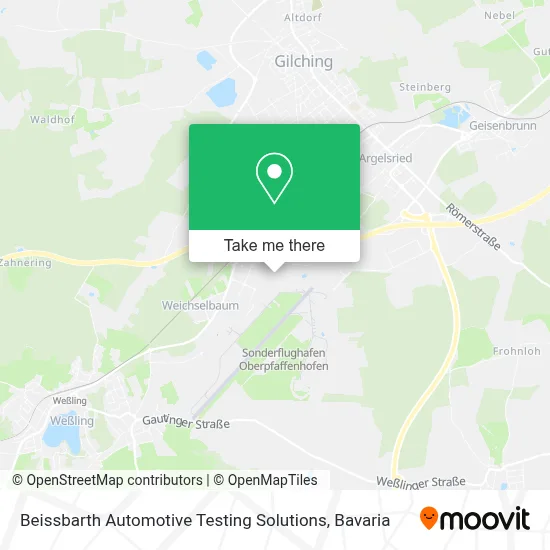 Beissbarth Automotive Testing Solutions map
