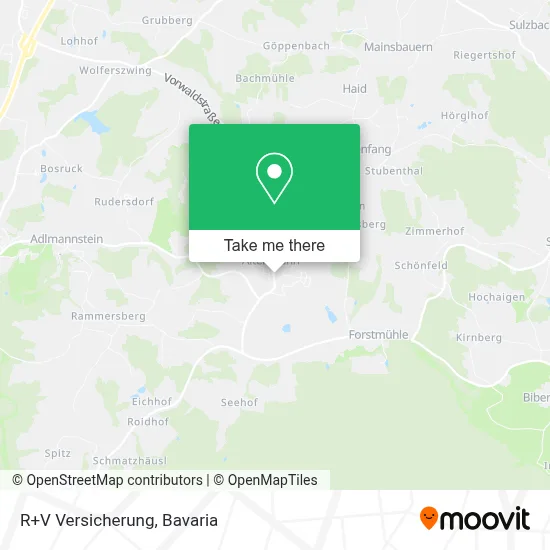 R+V Versicherung map
