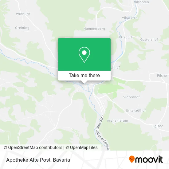 Apotheke Alte Post map