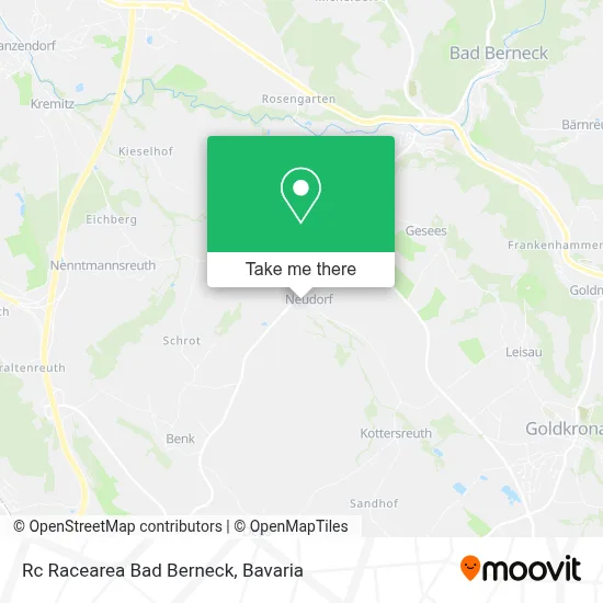Rc Racearea Bad Berneck map
