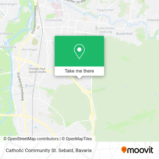 Catholic Community St. Sebald map
