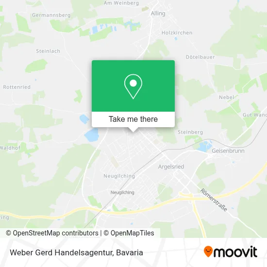 Weber Gerd Handelsagentur map