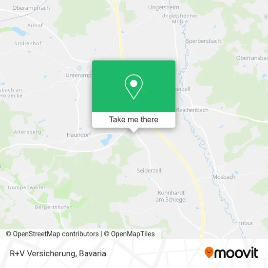 R+V Versicherung map