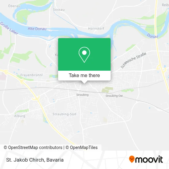St. Jakob Chirch map