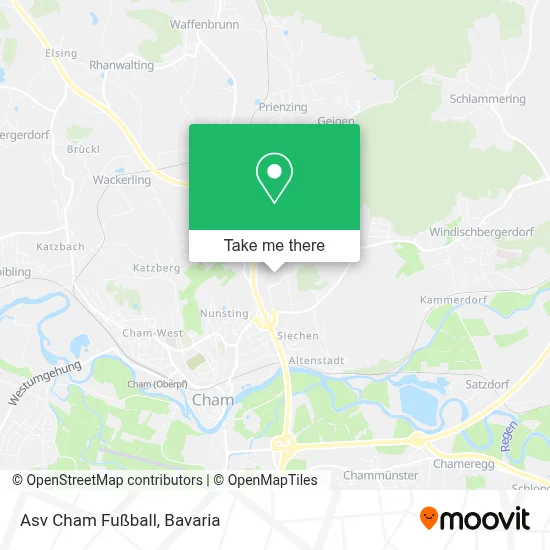 Asv Cham Fußball map
