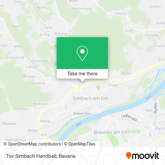 Tsv Simbach Handball map