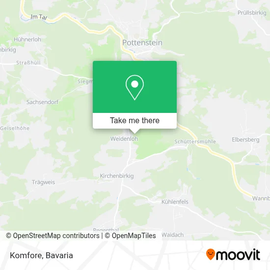 Komfore map