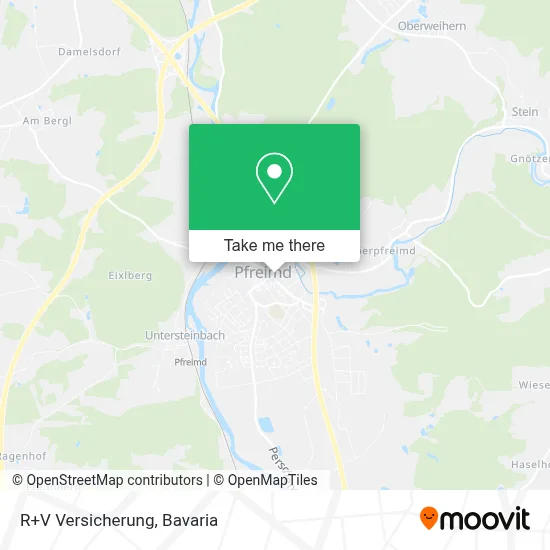R+V Versicherung map