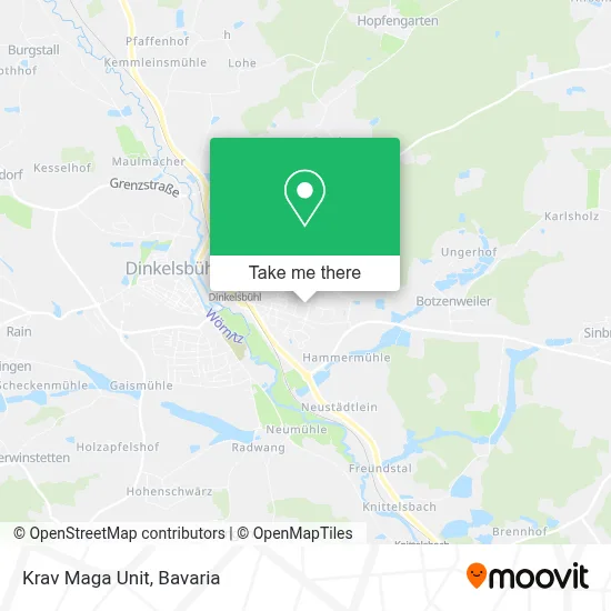 Krav Maga Unit map