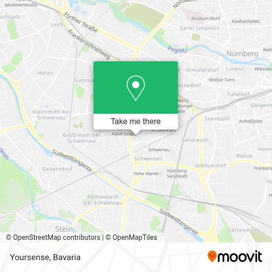 Yoursense map