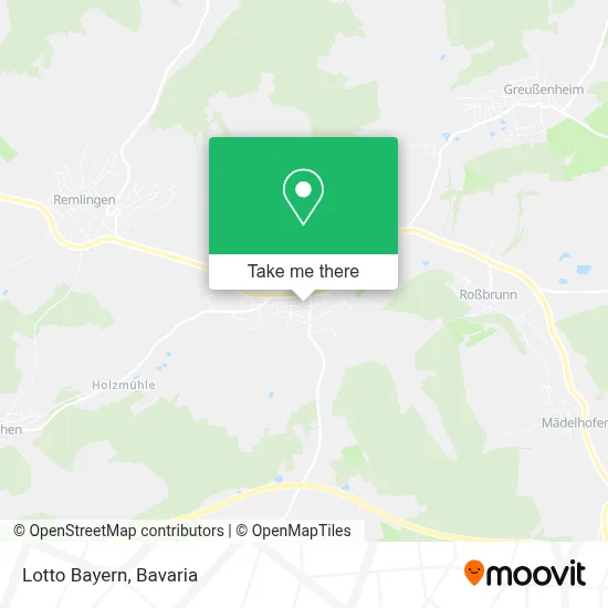 Lotto Bayern map