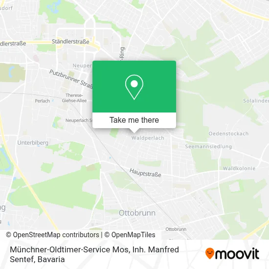 Münchner-Oldtimer-Service Mos, Inh. Manfred Sentef map
