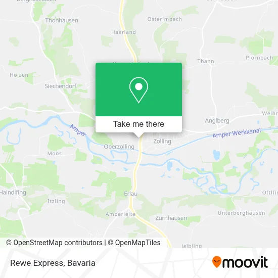 Rewe Express map