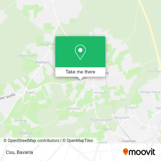 Csu map
