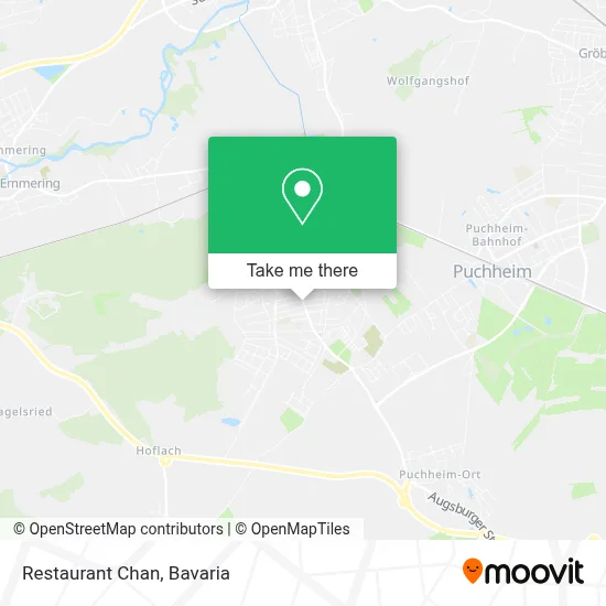 Restaurant Chan map