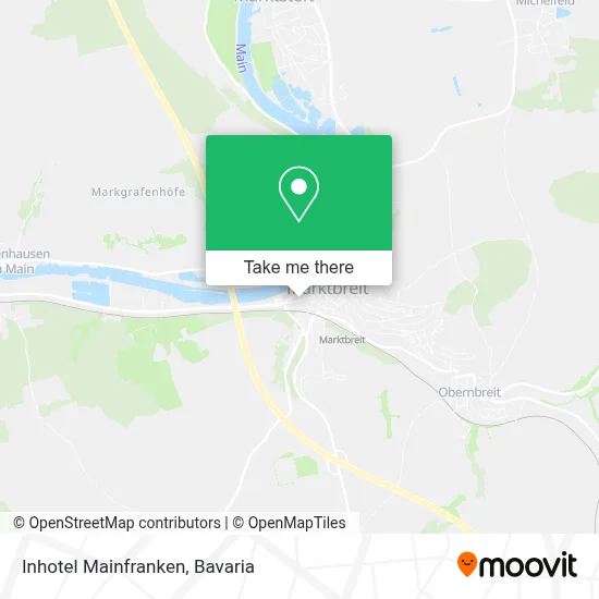 Inhotel Mainfranken map