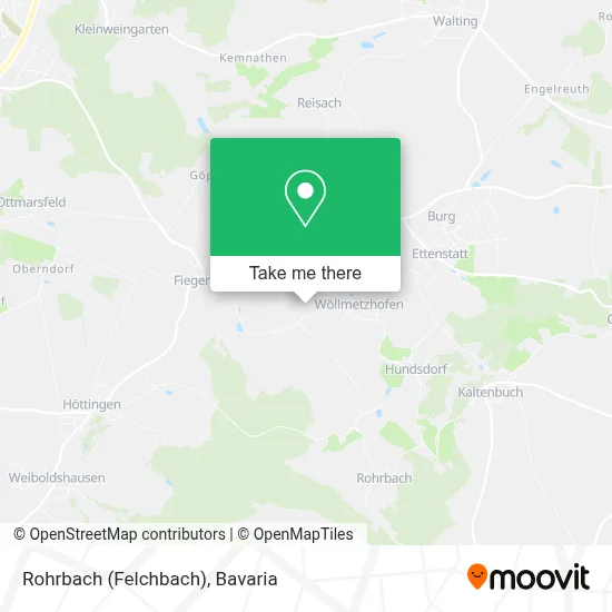 Rohrbach (Felchbach) map