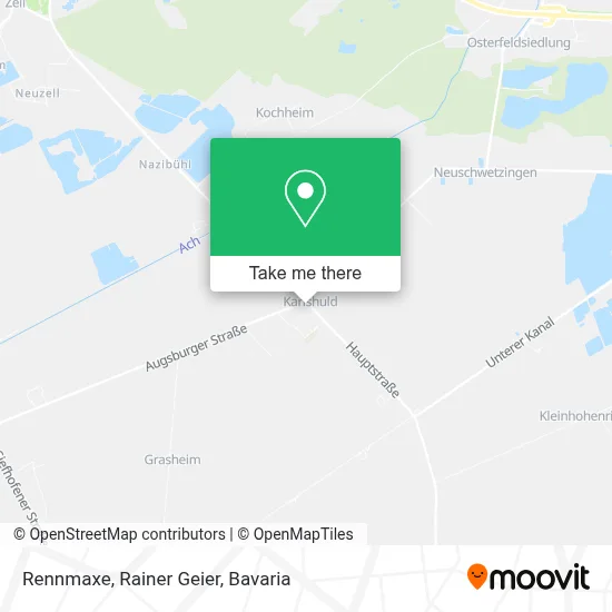 Rennmaxe, Rainer Geier map