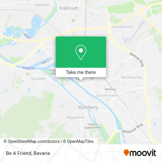 Be A Friend map