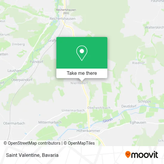 Sankt Valentin map