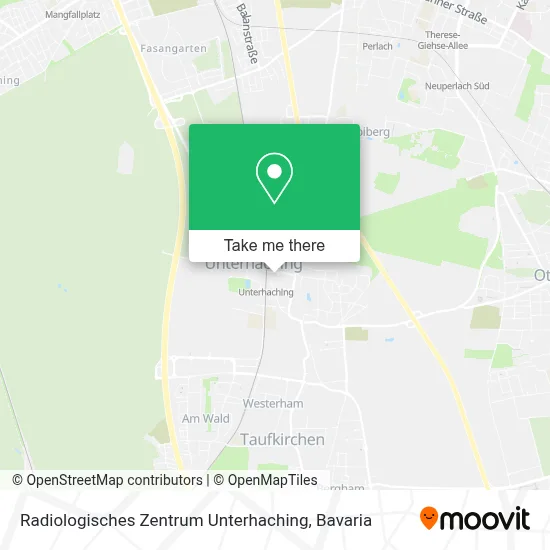 Radiologisches Zentrum Unterhaching map