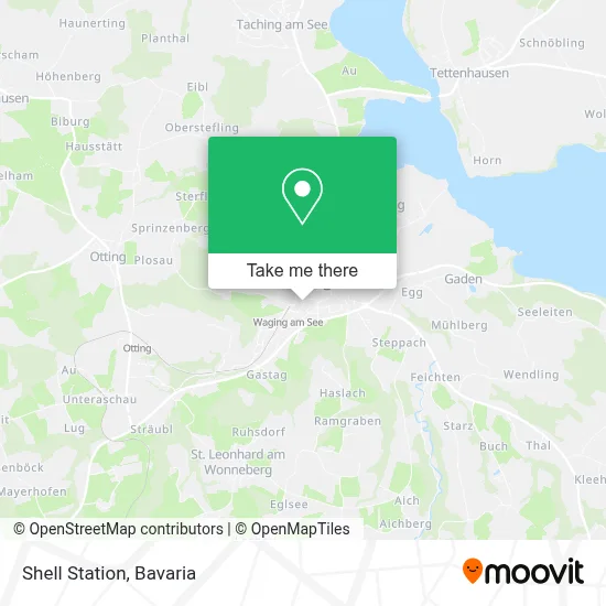 Shell Station map