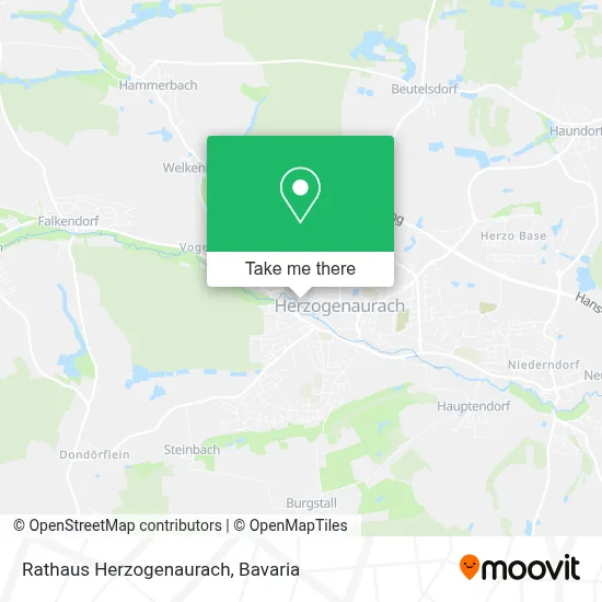 Rathaus Herzogenaurach map